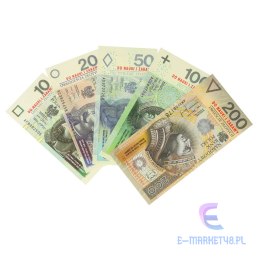 Pieniądze do nauki i zabawy Złotówki bilon i banknoty 5+ MULTIGRA