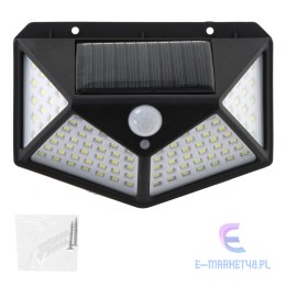 Lampa solarna czujnik ruchu i zmierzchu 100 LED