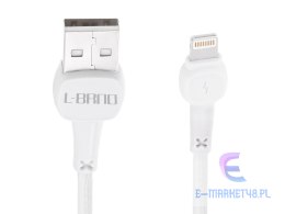 L-BRNO Kabel Lighting szybkie ładowanie USB-A biały 2A 100 cm