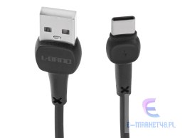 L-BRNO Kabel USB - USB typ-C szybkie ładowanie NB132 czarny