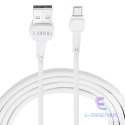 L-BRNO Kabel USB - micro USB ładowarka szybkie ładowanie Quick Charge biały 2A 100 cm