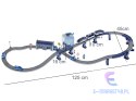 Kolejka elektryczna pociąg policja autka 92 elementy ~300cm