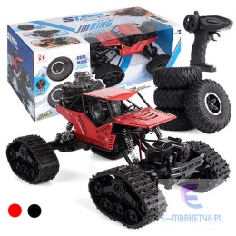 Samochód zdalnie sterowany na pilota RC Rock Crawler 4x4 LHC012 auto 2w1 czerwony