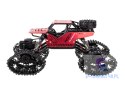 Samochód zdalnie sterowany na pilota RC Rock Crawler 4x4 LHC012 auto 2w1 czerwony