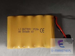 Część RC Drift terenowy akumulator 6V 500mah