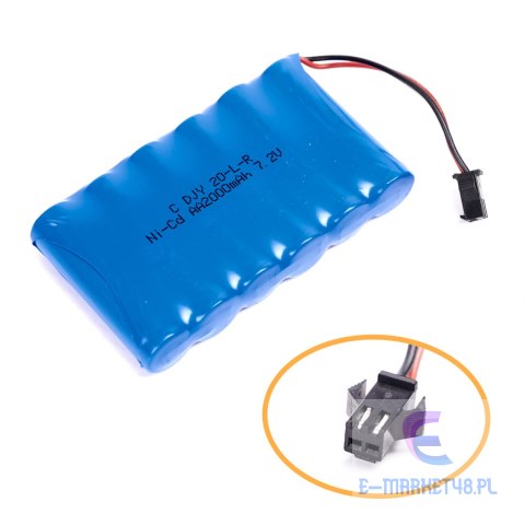 Część RC Rock Crwaler 2.4GHz akumulator 7.2V 2000