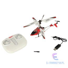 Helikopter zdalnie sterowany na pilota RC SYMA S107H 2.4GHz RTF czerwony