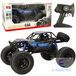 Samochód zdalnie sterowany na pilota RC Crawler Climbing Car 1:10 4WD 48cm niebieski