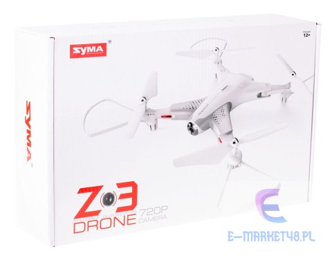 Dron RC SYMA Z3 kamera HD 2.4GHz biały