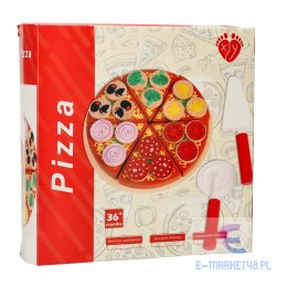 Pizza drewniany zestaw do zabawy z akcesoriami 20cm