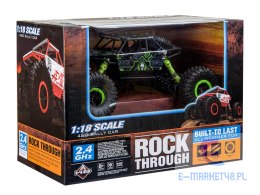 Samochód zdalnie sterowany na pilota RC Rock Crawler HB 2,4GHz 1:18 zielony