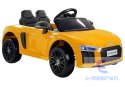 Auto na Akumulator Audi R8 Spyder Żółty Lakierowany