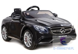 Auto na Akumulator Mercedes S63 AMG Czarny Lakierowany