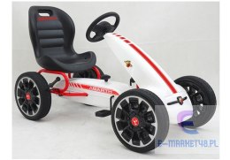 Gokart ABARTH Biały