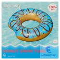 Kółko do pływania dmuchane BESTWAY 36118 donut niebieskie 107cm