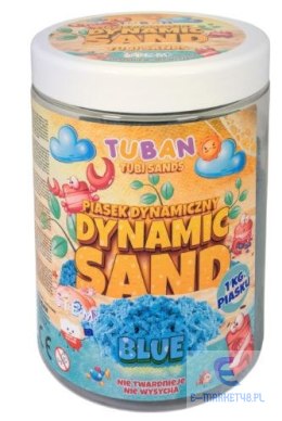 TUBAN Piasek dynamiczny 1kg niebieski