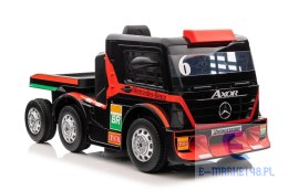 Auto Na Akumulator Mercedes + Naczepa XMX622B Czerwony LCD