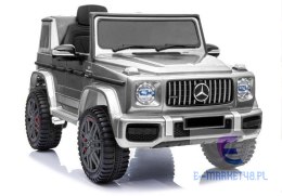 Auto na akumulator Mercedes G63 Srebrny Lakier