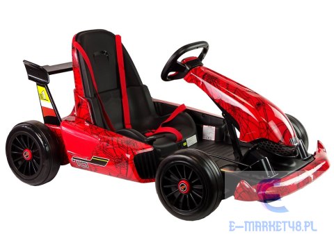 Gokart Na Akumulator XMX619 Czerwony Lakierowany Spider