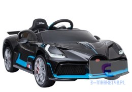 Auto na Akumulator Bugatti Divo Czarny Lakierowany