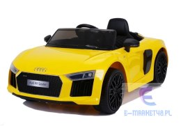 Pojazd na Akumulator Audi R8 JJ2198 Żółte