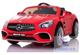 Pojazd na Akumulator Mercedes SL65 LCD Czerwony