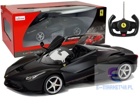 Auto R/C Ferrari Aperta Rastar 1:14 Czarne na Pilota