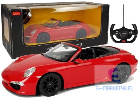 Auto R/C Porsche 911 Rastar 1:14 Czerwone na pilota