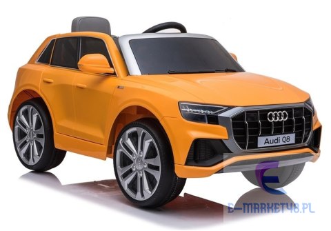 Auto na Akumulator Audi Q8 JJ2066 Żółty Lakierowany