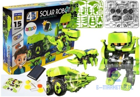 Robot Solarny 4 w 1 Tyranozaur Rex Owad Zestaw Edukacyjny Naukowy