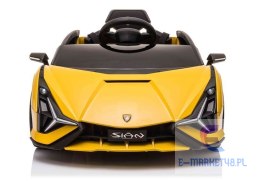 Auto na akumulator Lamborghini Sian Żółty