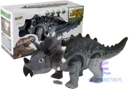 Dinozaur na Baterie Triceratops Szary