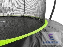 Trampolina LEAN Sport Max 14ft Czarno-Zielona