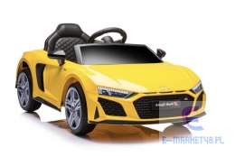 Auto Na Akumulator Audi R8 Lift A300 Żółte