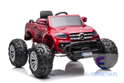 Auto Na Akumulator Mercedes DK-MT950 4x4 Czerwony Lakierowany