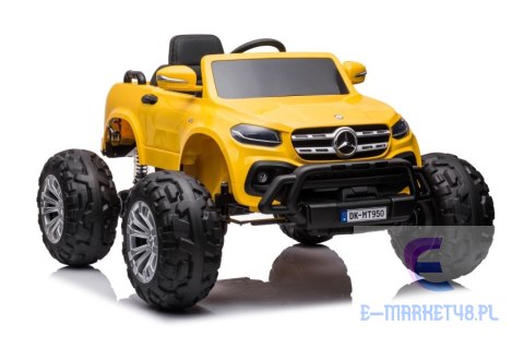 Auto Na Akumulator Mercedes DK-MT950 4x4 Złoto-Żółty Lakierowany