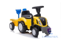 Jeździk Traktor New Holland 658T Żółty