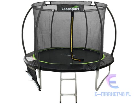 Trampolina LEAN Sport Max 6ft Czarno-Zielona