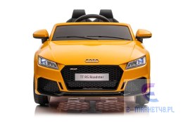 Pojazd Na Akumulator Audi TT RS Żółte