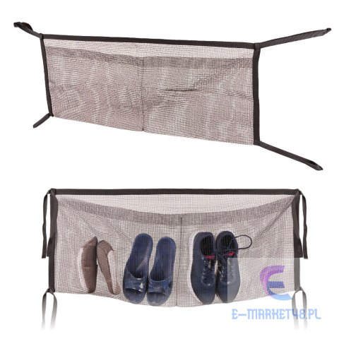 Torba siatka dolna do trampoliny organizer na buty klucze telefon 110cm