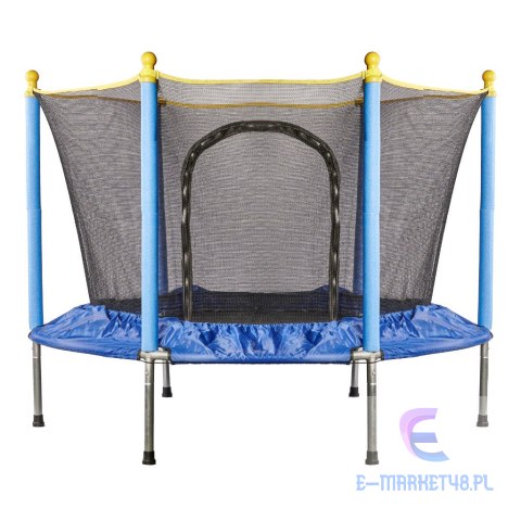 Trampolina ogrodowa dla dzieci siatka 140cm 55inch 80kg