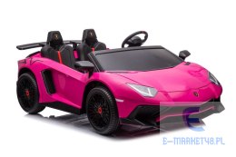 Auto Na Akumulator Lamborghini XXL A8803 Różowe 24V