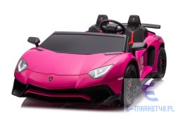 Auto Na Akumulator Lamborghini XXL A8803 Różowe 24V