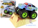 Auto Resorak Z Naciągiem Monster Truck Big Foot Gumowe Opony Rampa