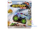 Auto Resorak Z Naciągiem Monster Truck Big Foot Gumowe Opony Rampa