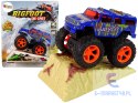 Auto Resorak Z Naciągiem Monster Truck Big Foot Gumowe Opony Rampa