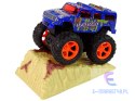 Auto Resorak Z Naciągiem Monster Truck Big Foot Gumowe Opony Rampa