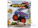 Auto Resorak Z Naciągiem Monster Truck Big Foot Gumowe Opony Rampa