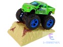 Auto Resorak Z Naciągiem Monster Truck Big Foot Gumowe Opony Rampa