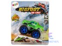 Auto Resorak Z Naciągiem Monster Truck Big Foot Gumowe Opony Rampa